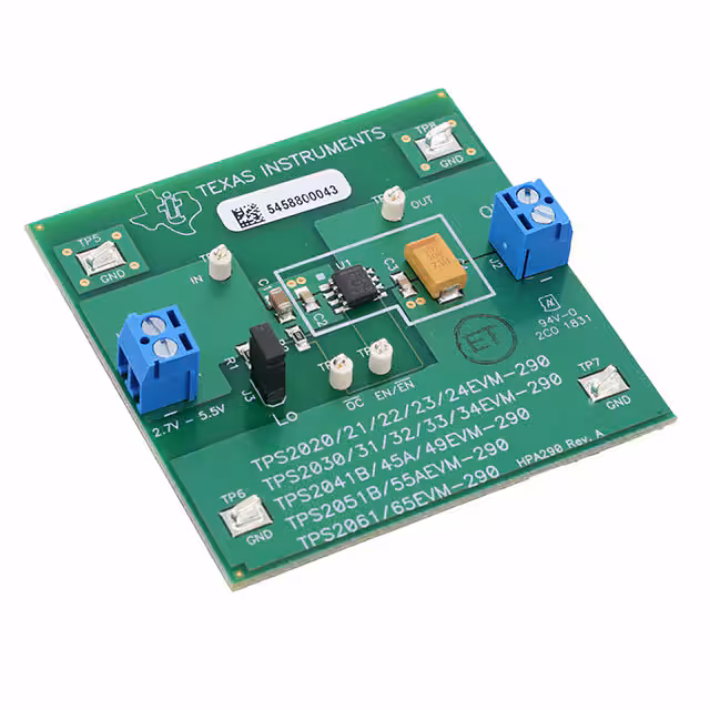 TPS2041BEVM-290 Texas Instruments  Cartes et kits d'évaluation et de démonstration